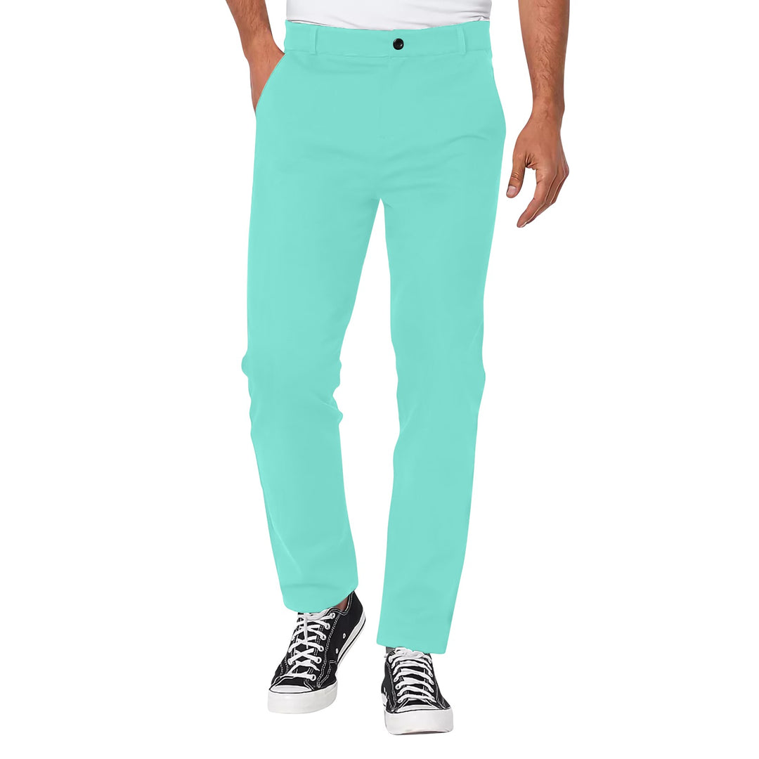 Mint Men's All Over Print Casual Trousers