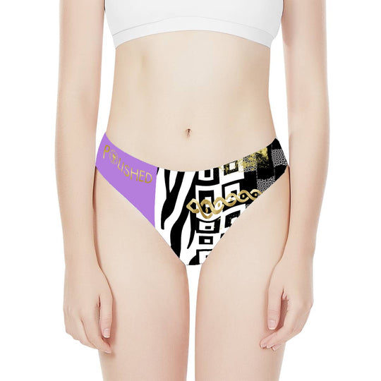 Polished Punteggiato Ze Lavender Women's Thong - ENE TRENDS -custom designed-personalized-near me-shirt-clothes-dress-amazon-top-luxury-fashion-men-women-kids-streetwear-IG