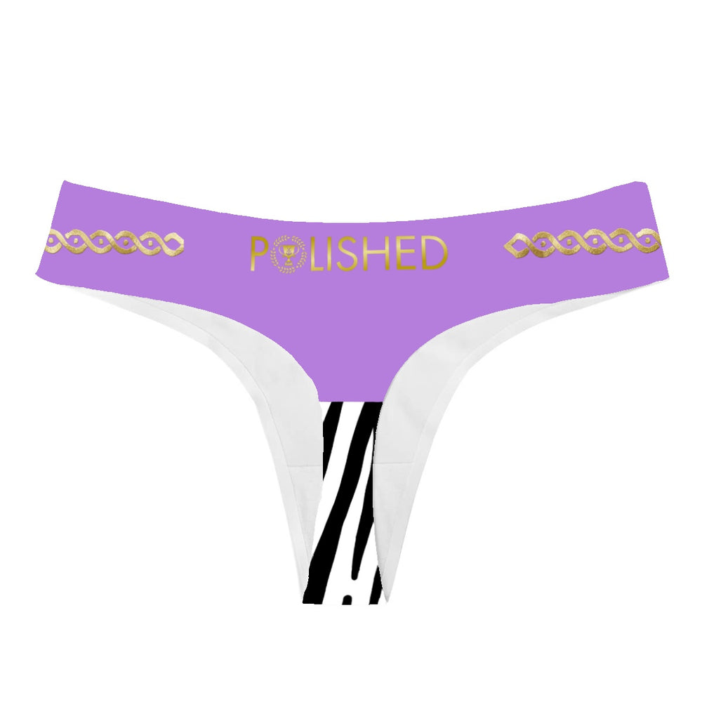 Polished Punteggiato Ze Lavender Women's Thong - ENE TRENDS -custom designed-personalized-near me-shirt-clothes-dress-amazon-top-luxury-fashion-men-women-kids-streetwear-IG