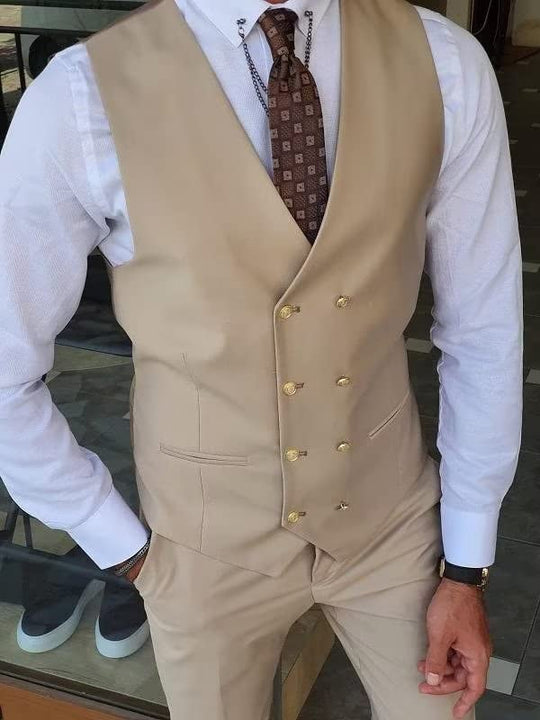 Finnegan Single-Breasted 3 Piece Slim Fit Lapel Suit (Blazer+Pants+Vest) - ENE TRENDS -custom designed-personalized- tailored-suits-near me-shirt-clothes-dress-amazon-top-luxury-fashion-men-women-kids-streetwear-IG-best