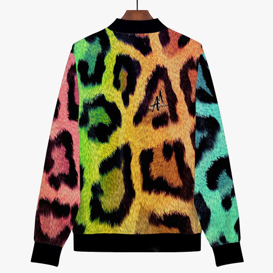 Rainbow Leopard Trending Women’s Jacket (Handmade) - ENE TRENDS -custom designed-personalized-near me-shirt-clothes-dress-amazon-top-luxury-fashion-men-women-kids-streetwear-IG