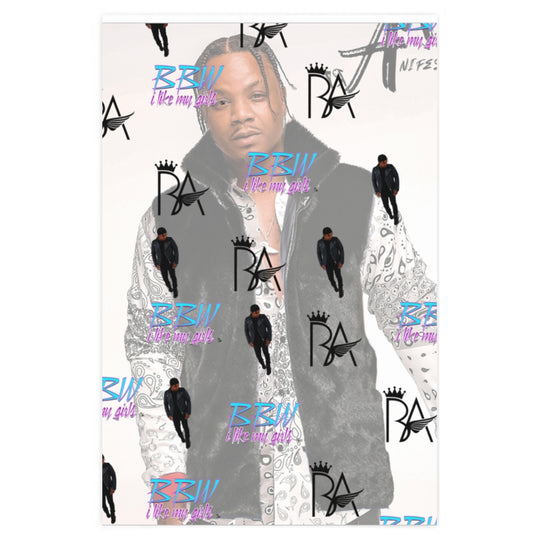 Brian Angel BBW Gift Wrapping Paper - Limited Availability - ENE TRENDS -custom designed-personalized-near me-shirt-clothes-dress-amazon-top-luxury-fashion-men-women-kids-streetwear-IG