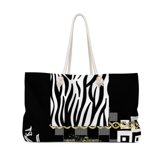 Polished Punteggiato Black Weekender Bag - ENE TRENDS -custom designed-personalized-near me-shirt-clothes-dress-amazon-top-luxury-fashion-men-women-kids-streetwear-IG