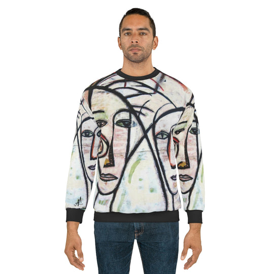 Abstract Gemini Unisex Sweatshirt by Art Manifested - ENE TRENDS -custom designed-personalized- tailored-suits-near me-shirt-clothes-dress-amazon-top-luxury-fashion-men-women-kids-streetwear-IG-best