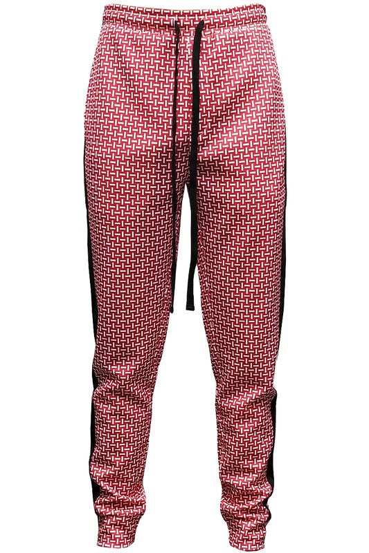 MEN'S Patterned Sweatpants with Side Stripe - ENE TRENDS -custom designed-personalized- tailored-suits-near me-shirt-clothes-dress-amazon-top-luxury-fashion-men-women-kids-streetwear-IG-best