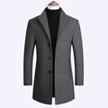 D-Hitter High Quality Long Woolen Men's Coat Jacket