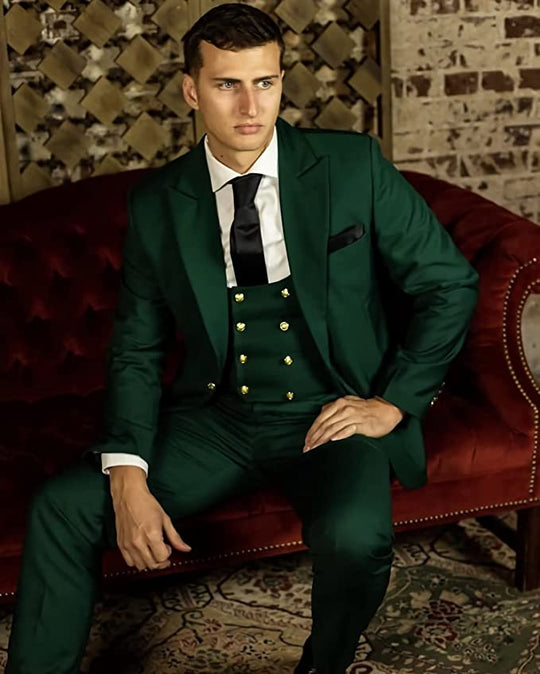 Finnegan Single-Breasted 3 Piece Slim Fit Lapel Suit (Blazer+Pants+Vest) - ENE TRENDS -custom designed-personalized- tailored-suits-near me-shirt-clothes-dress-amazon-top-luxury-fashion-men-women-kids-streetwear-IG-best