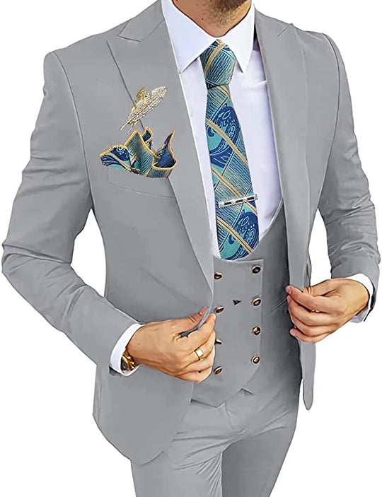 Finnegan Single-Breasted 3 Piece Slim Fit Lapel Suit (Blazer+Pants+Vest) - ENE TRENDS -custom designed-personalized- tailored-suits-near me-shirt-clothes-dress-amazon-top-luxury-fashion-men-women-kids-streetwear-IG-best