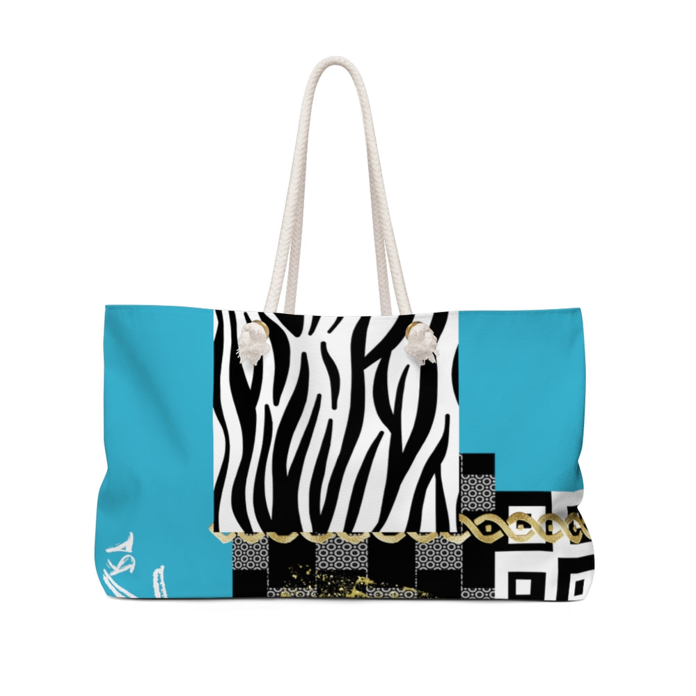 Polished Punteggiato Turquoise Weekender Bag Summer Limited Edition - ENE TRENDS -custom designed-personalized-near me-shirt-clothes-dress-amazon-top-luxury-fashion-men-women-kids-streetwear-IG