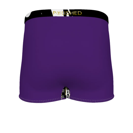 Polished Punteggiato Purple-Pain Men's Boxer Briefs