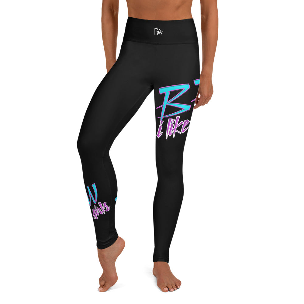 Black BBW Yoga Leggings Brian Angel Collection Xs