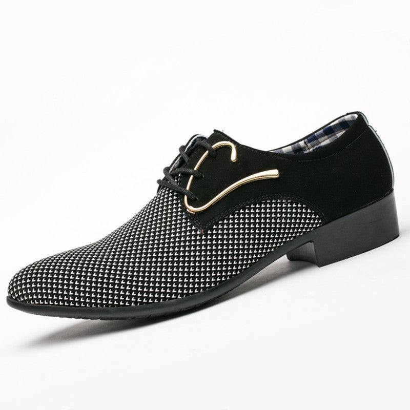 Mens Black & White Shoes (9.5)