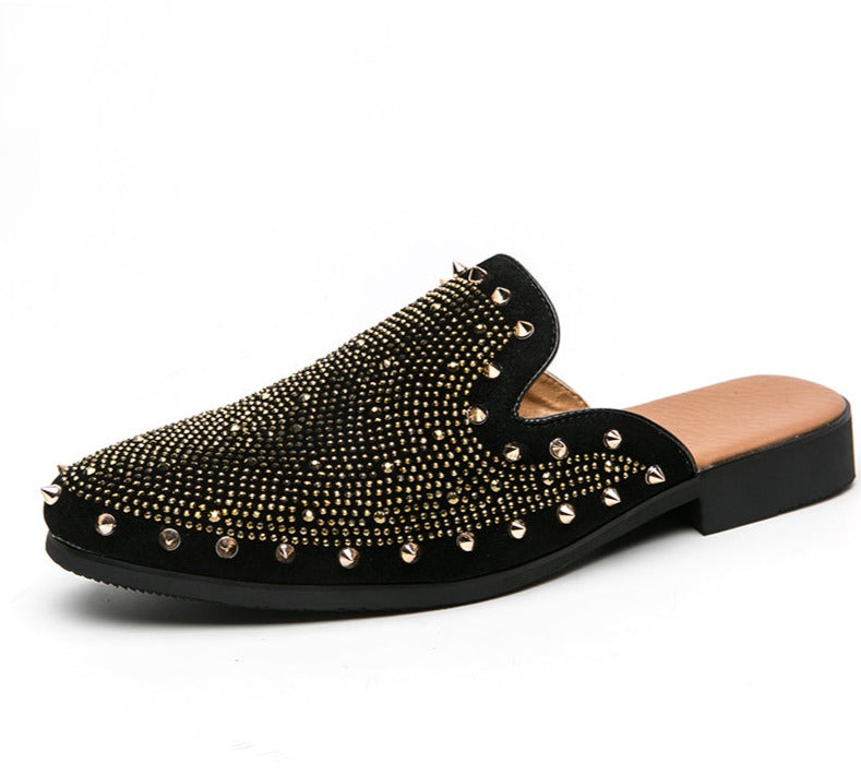 Mens Gold Rivet Luxury Shoes (11) Mens Gold Rivet Luxury Shoes (11)