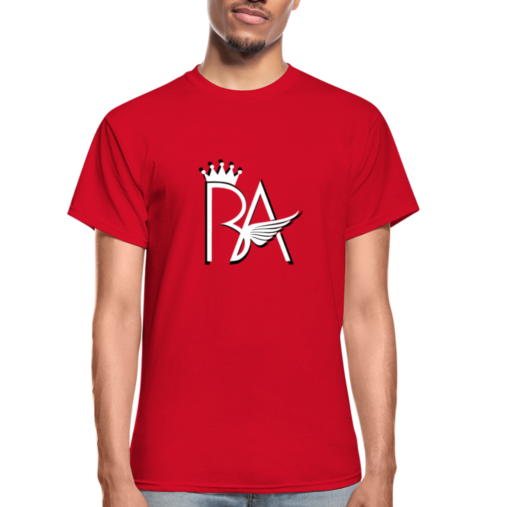 Brian Angel BA Logo Ultra Cotton Adult T-Shirt - red