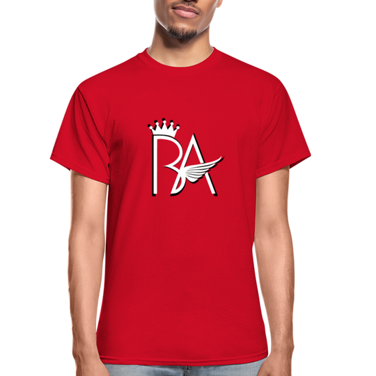 Brian Angel BA Logo Ultra Cotton Adult T-Shirt - red