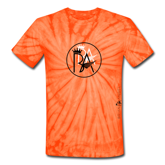Brian Angel Limited Unisex Tie Dye T-Shirt - spider orange