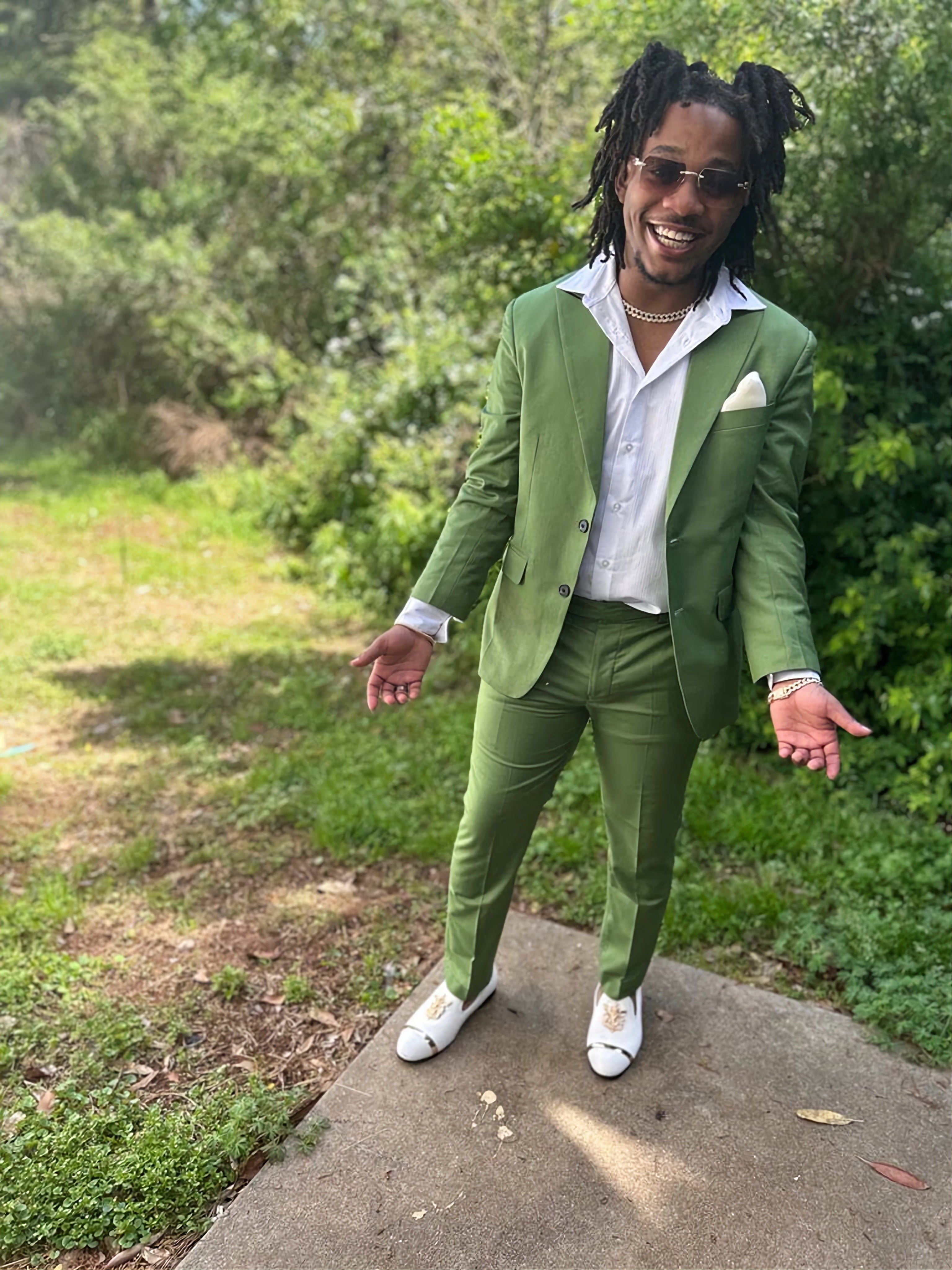 Money Green Prom Suit Best for boys