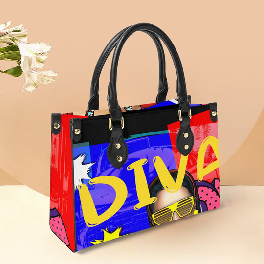 Diva PU Leather Women's Tote Bag - ENE TRENDS -custom designed-personalized- tailored-suits-near me-shirt-clothes-dress-amazon-top-luxury-fashion-men-women-kids-streetwear-IG-best