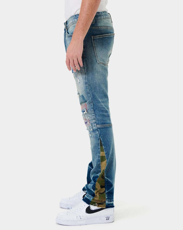 STEVO HEAVY RIP & REPAIR SLIM STRAIGHT DENIM - ENE TRENDS -custom designed-personalized- tailored-suits-near me-shirt-clothes-dress-amazon-top-luxury-fashion-men-women-kids-streetwear-IG-best