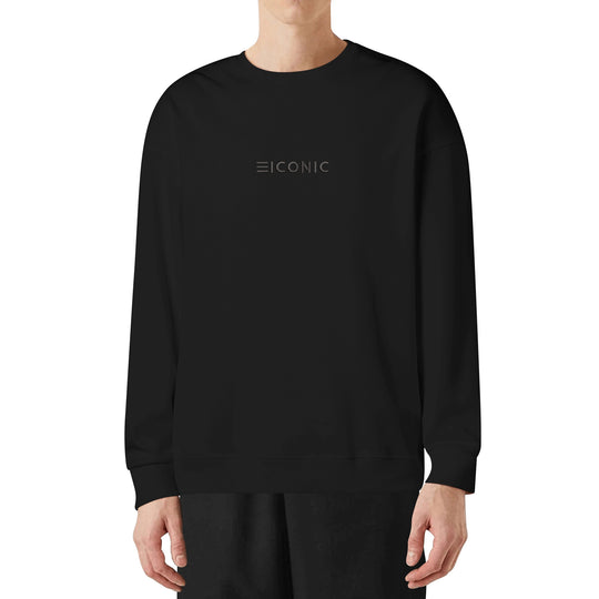 BE ICONIC Adult Embroidered Pullover Sweater - ENE TRENDS -custom designed-personalized- tailored-suits-near me-shirt-clothes-dress-amazon-top-luxury-fashion-men-women-kids-streetwear-IG-best