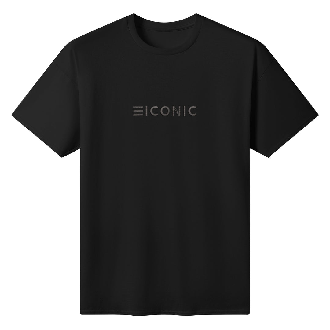 Be ICONIC Embroidered Men's Casual Cotton T-shirt - ENE TRENDS -custom designed-personalized- tailored-suits-near me-shirt-clothes-dress-amazon-top-luxury-fashion-men-women-kids-streetwear-IG-best