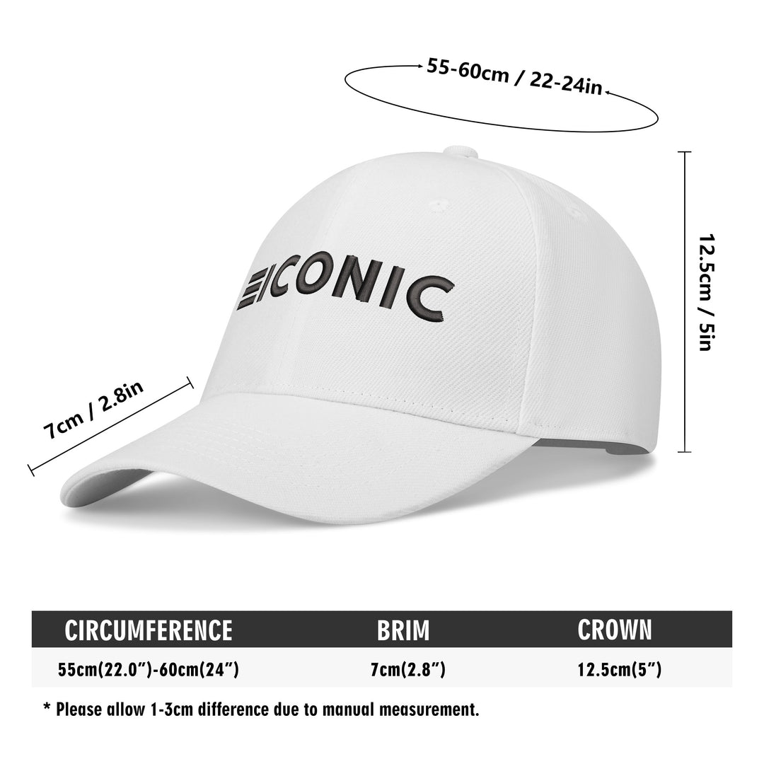 Be ICONIC Embroidered Baseball Caps - ENE TRENDS -custom designed-personalized- tailored-suits-near me-shirt-clothes-dress-amazon-top-luxury-fashion-men-women-kids-streetwear-IG-best