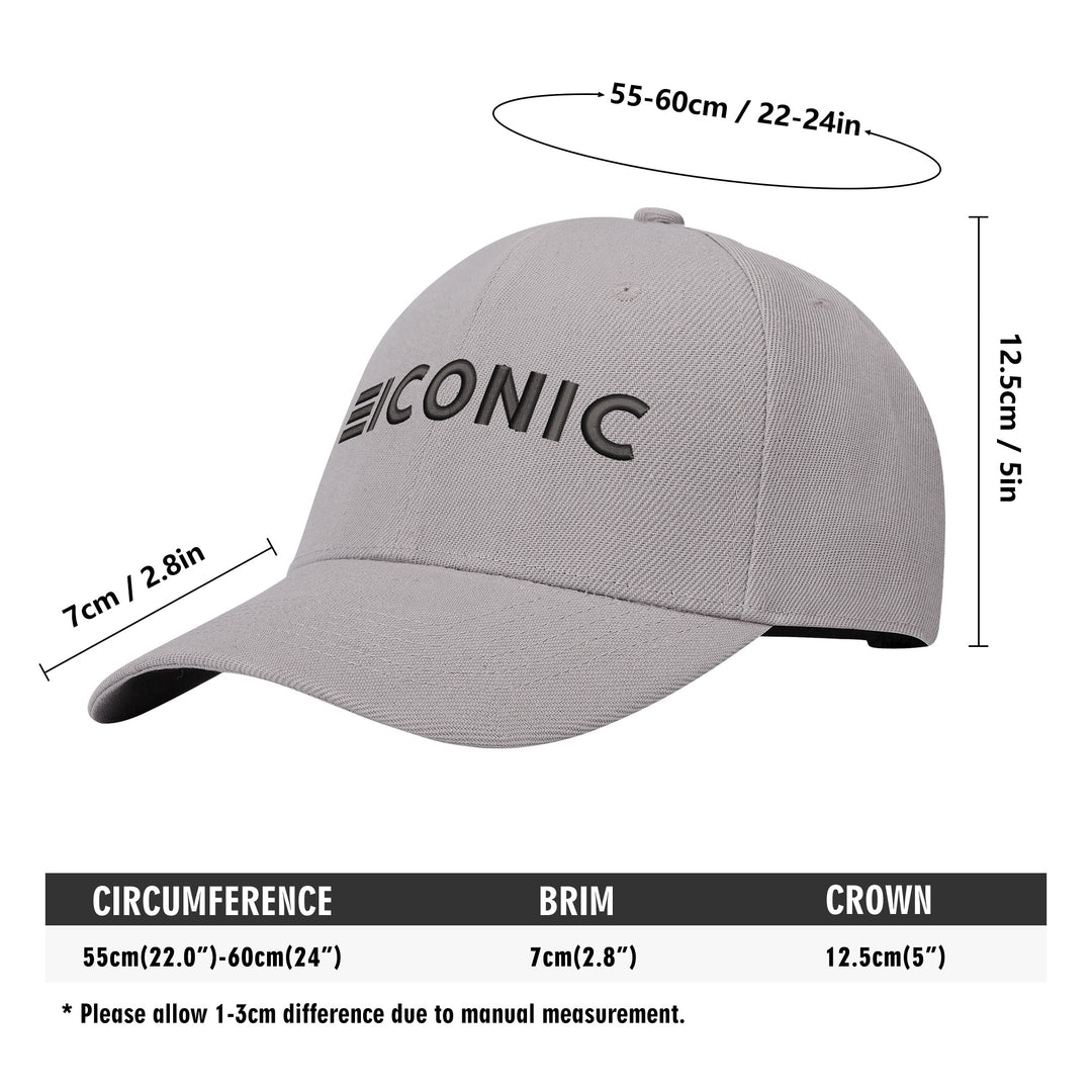 Be ICONIC Embroidered Baseball Caps - ENE TRENDS -custom designed-personalized- tailored-suits-near me-shirt-clothes-dress-amazon-top-luxury-fashion-men-women-kids-streetwear-IG-best