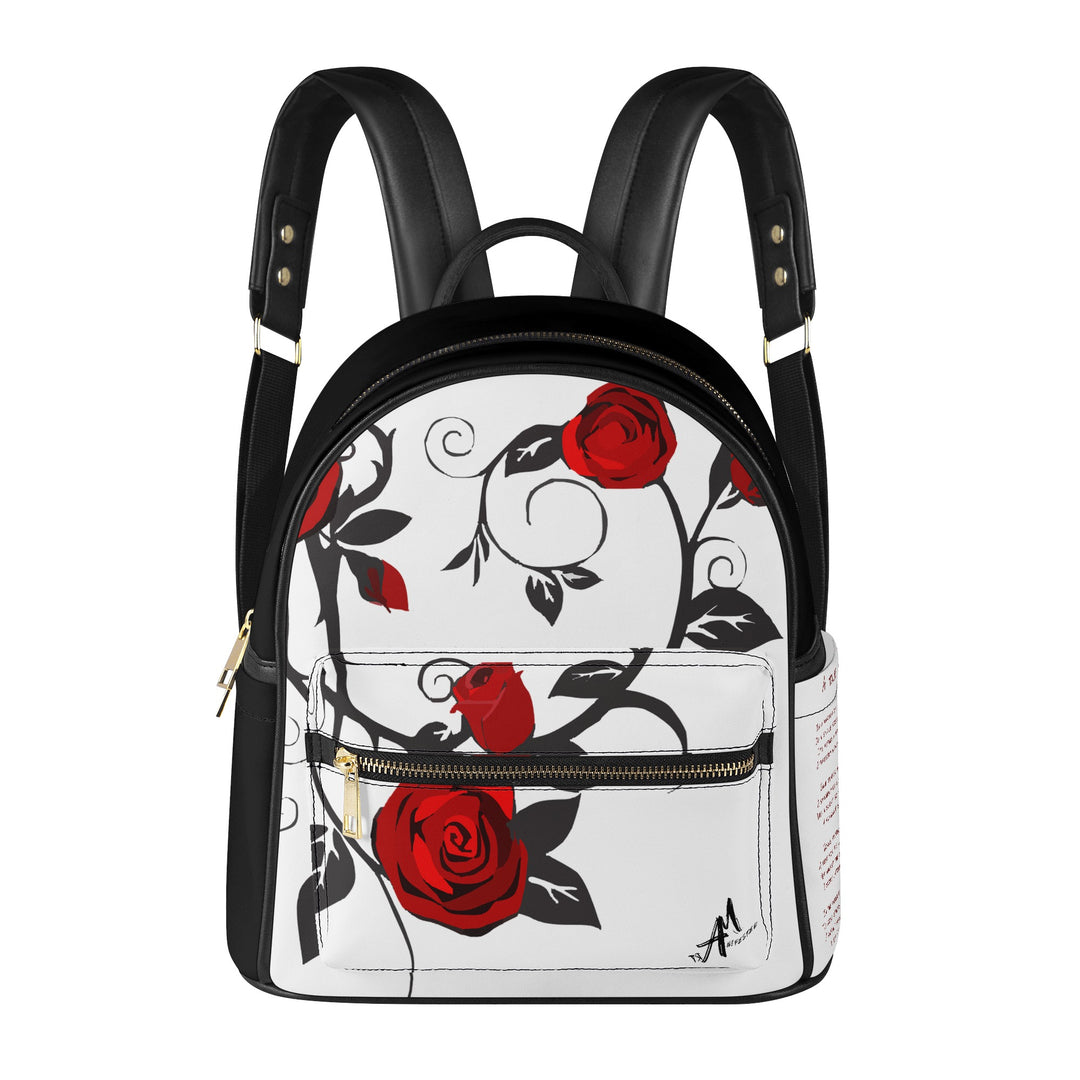Tale of A Rose Womens Casual PU Backpack - ENE TRENDS -custom designed-personalized- tailored-suits-near me-shirt-clothes-dress-amazon-top-luxury-fashion-men-women-kids-streetwear-IG-best