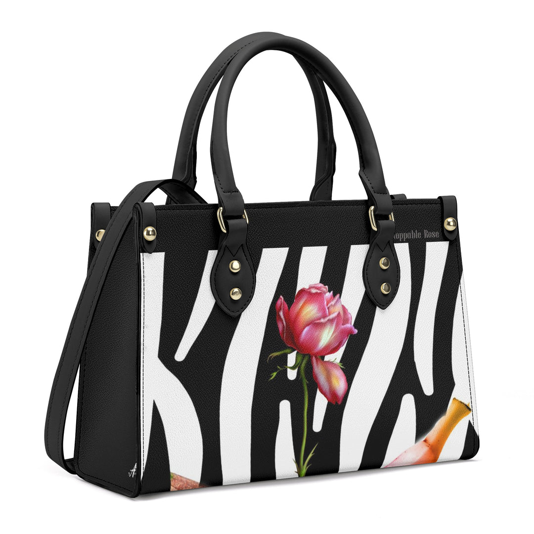 Unstoppable Rose Luxury Women PU Handbag Tote