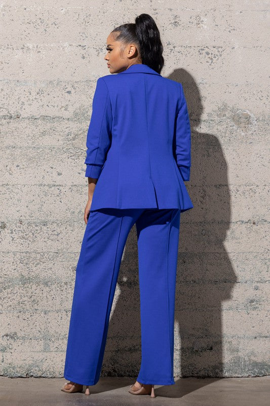 Evette Three Piece Jersey Stretch Corset Top Set - Royal Blue - ENE TRENDS -custom designed-personalized- tailored-suits-near me-shirt-clothes-dress-amazon-top-luxury-fashion-men-women-kids-streetwear-IG-best
