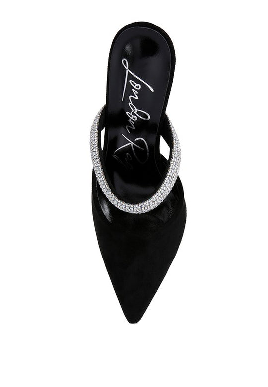 Rubi Diamante Strap Heeled Mules - ENE TRENDS -custom designed-personalized- tailored-suits-near me-shirt-clothes-dress-amazon-top-luxury-fashion-men-women-kids-streetwear-IG-best