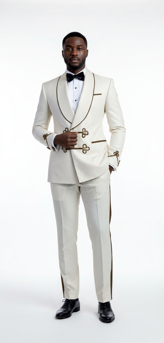 Vonn The Groom Double Breasted SlimFit Wedding Tuxedo