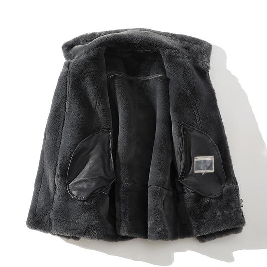 Arctic Explorer Comfort Fleece-Lined Fur-Infused Winter Jacket