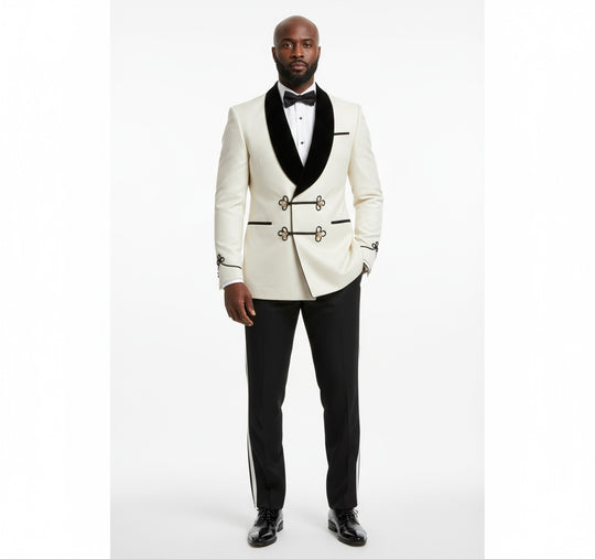 Vonn The Groom Double Breasted SlimFit Wedding Tuxedo