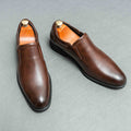 Men's Formal Business British Casual Leather Shoes Retro