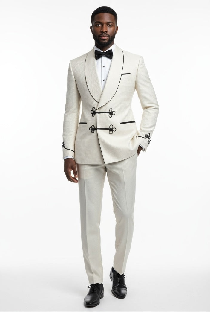 Vonn The Groom Double Breasted SlimFit Wedding Tuxedo