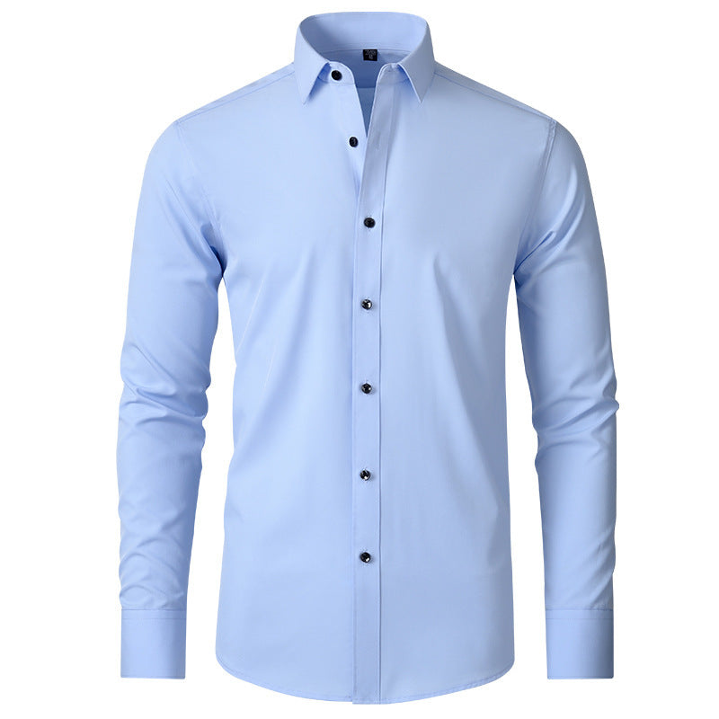 Men's Full Elastic Force Non-ironing Anti-wrinkle Business Shirt