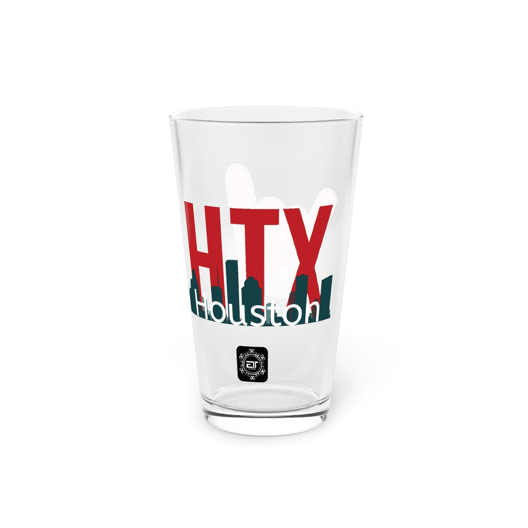 H-Town Pour it Up Pint Glass, 16oz