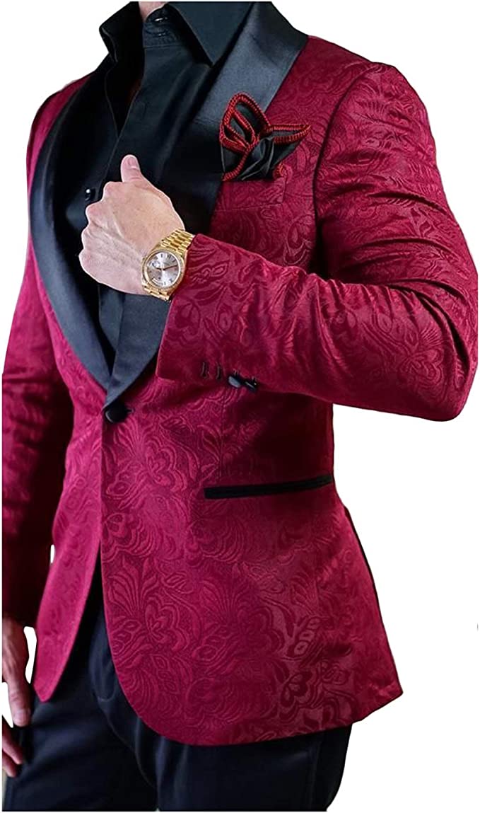 3-Piece Mens suit, floral pattern, ENE Trends, the best place to buy