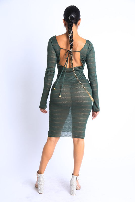 Ivy Open Back Sheer Knit Midi Coverup Dress - Nude - ENE TRENDS -custom designed-personalized- tailored-suits-near me-shirt-clothes-dress-amazon-top-luxury-fashion-men-women-kids-streetwear-IG-best