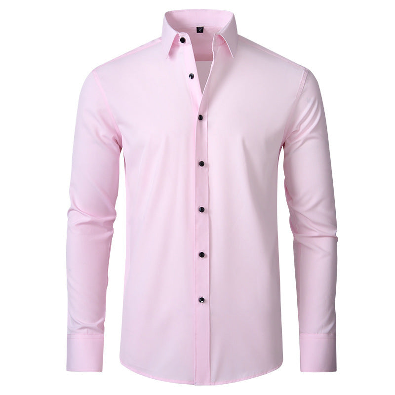 Men's Full Elastic Force Non-ironing Anti-wrinkle Business Shirt