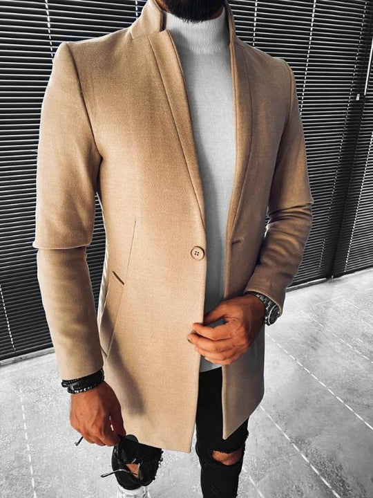 Justin Double-Sided Woolen Men's Coat Jacket - ENE TRENDS -custom designed-personalized-near me-shirt-clothes-dress-amazon-top-luxury-fashion-men-women-kids-streetwear-IG-best