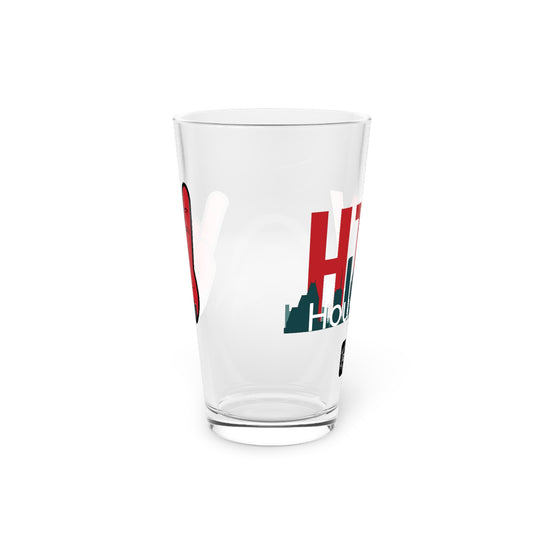 H-Town Pour it Up Pint Glass, 16oz