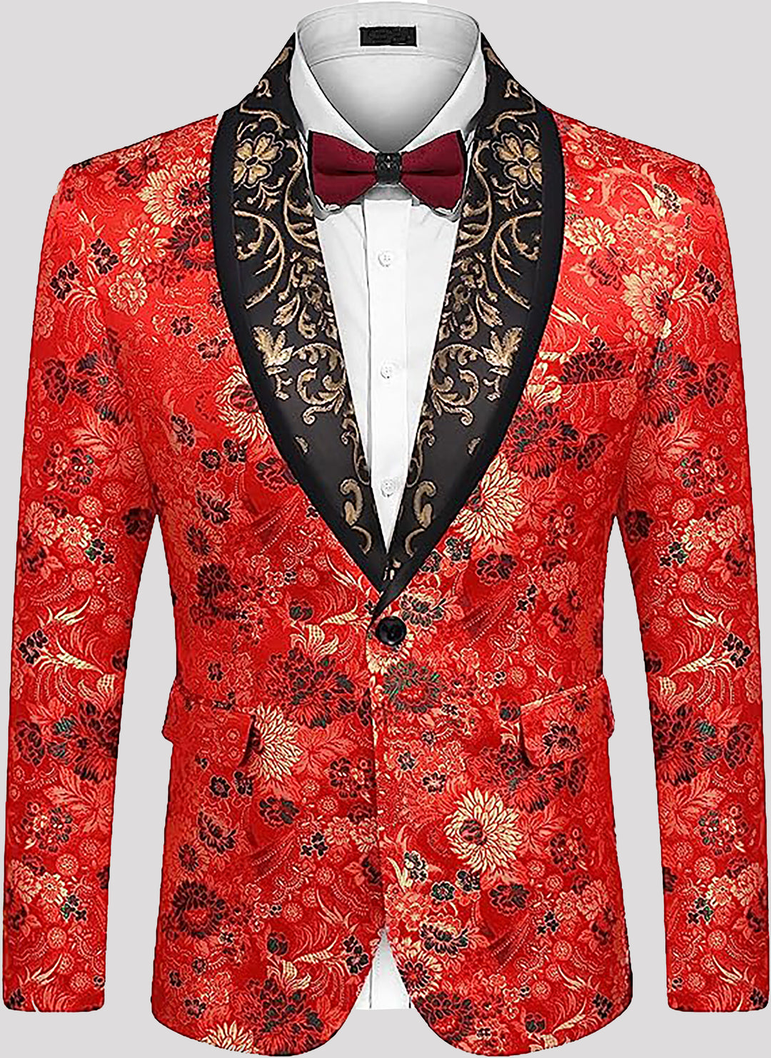 Mens Embroidered Blazer Jacket (XX Large) Mens Embroidered Blazer Jacket (XX Large)