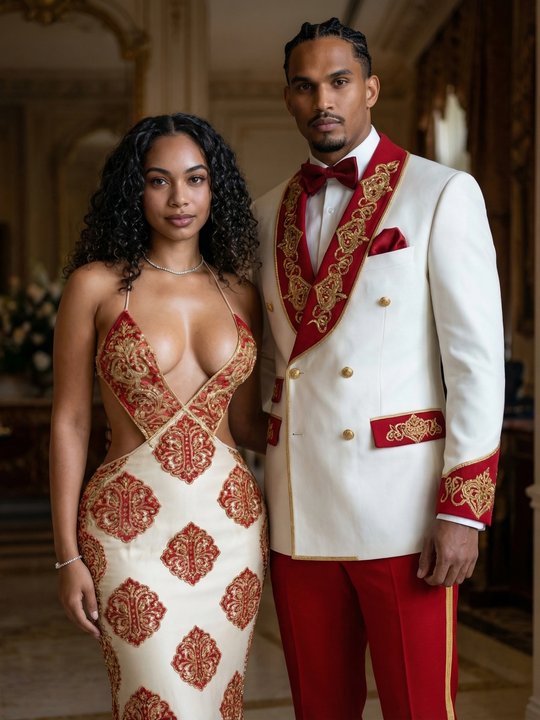 Baroque Mens suit fashion from prom weddings