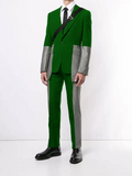UR Color Gray Patchwork 2-piece Men's Suits II