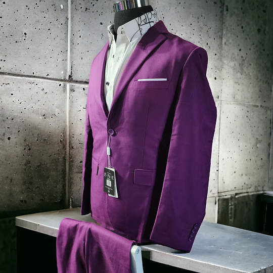 Purple Grape 3 Piece Stunning Mens Suit