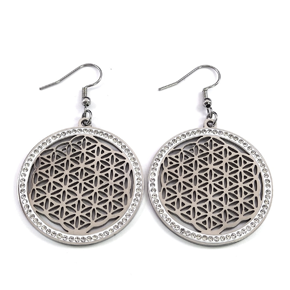 Stainless Steel Flower of Life Pendant: A Powerful Symbol of Healing and Enlightenment - ENE TRENDS -custom designed-personalized- tailored-suits-near me-shirt-clothes-dress-amazon-top-luxury-fashion-men-women-kids-streetwear-IG-best