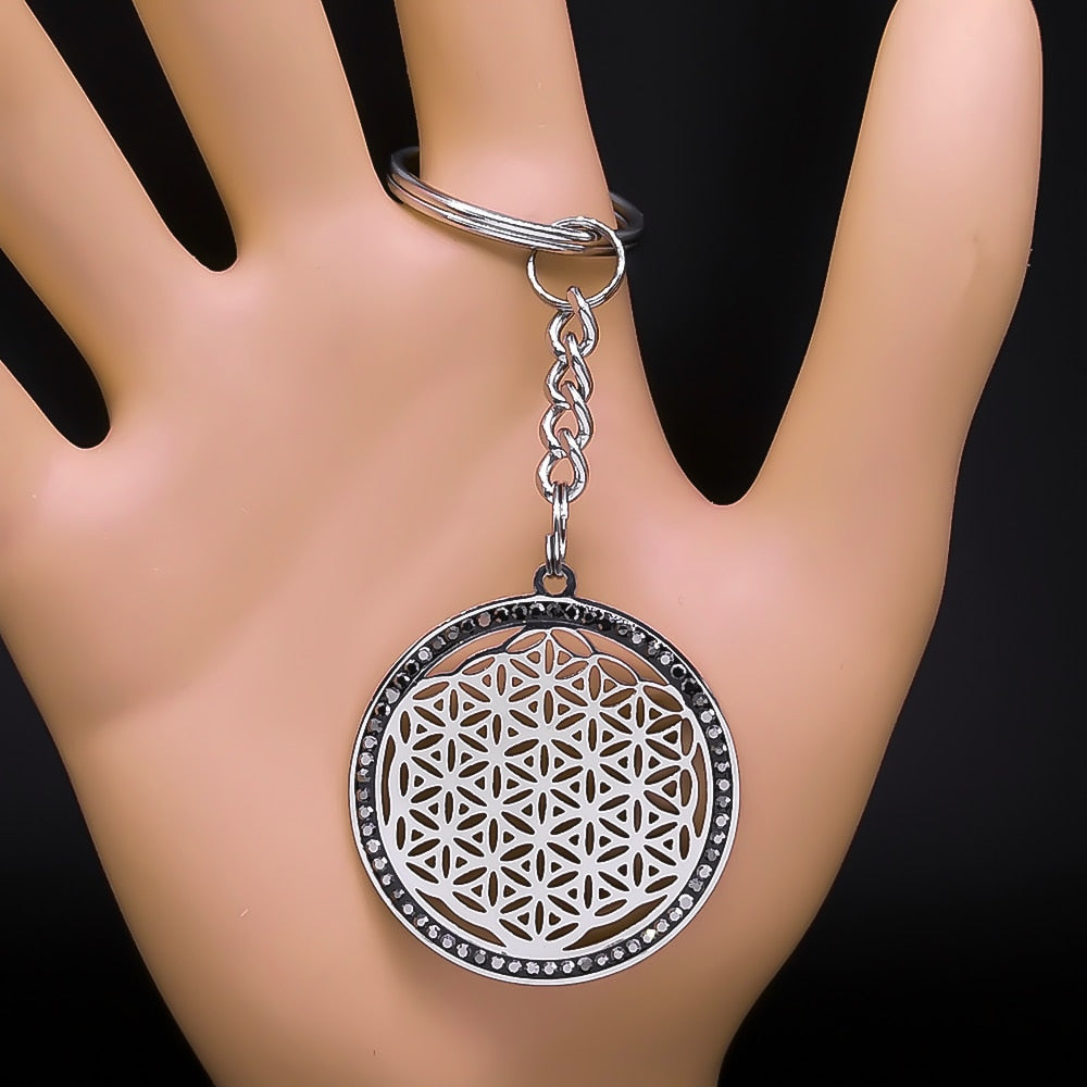 Stainless Steel Flower of Life Pendant: A Powerful Symbol of Healing and Enlightenment - ENE TRENDS -custom designed-personalized- tailored-suits-near me-shirt-clothes-dress-amazon-top-luxury-fashion-men-women-kids-streetwear-IG-best