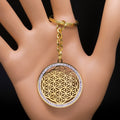 Stainless Steel Flower of Life Pendant: A Powerful Symbol of Healing and Enlightenment - ENE TRENDS -custom designed-personalized- tailored-suits-near me-shirt-clothes-dress-amazon-top-luxury-fashion-men-women-kids-streetwear-IG-best